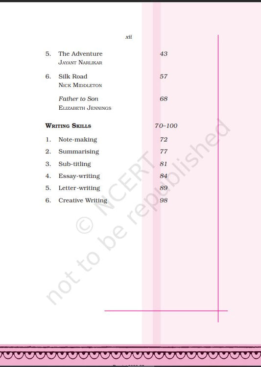 NCERT Hornbill Class 11 Textbook For English Grade XI Based On CBSE Pattern