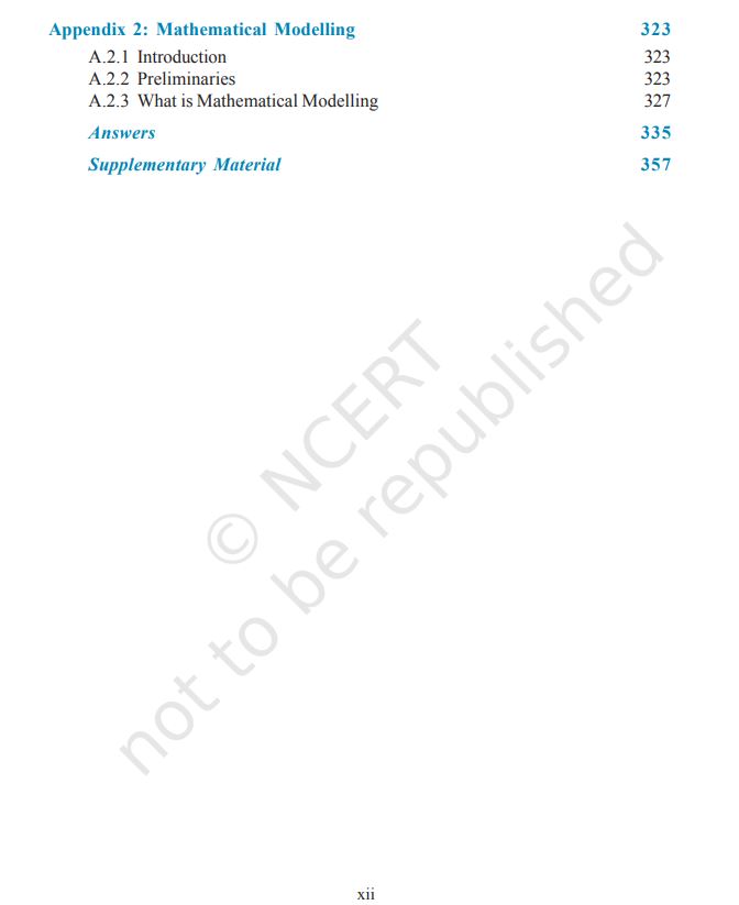 NCERT Mathematics Class 11 Textbook For English Latest Edition 2026-27 Code 11076