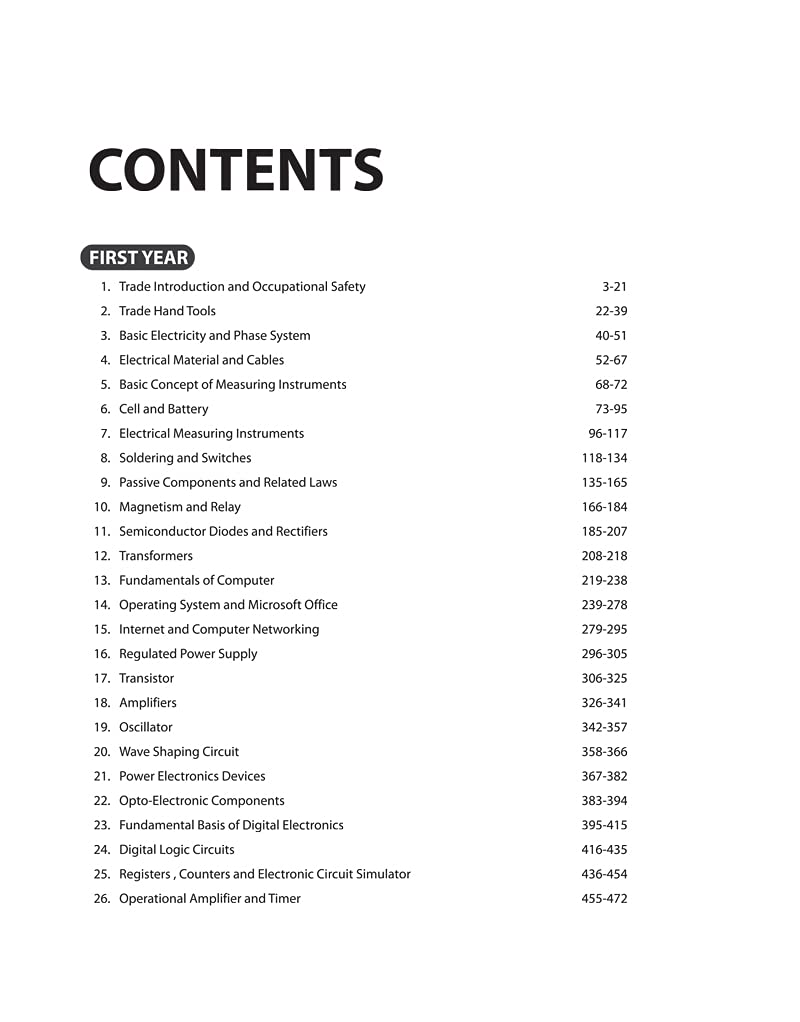 Arihant ITI Electronics Mechanic and Consumer Electronics Theory Year 1 and 2 NSQF Level 5 English Medium By Vandna Saini