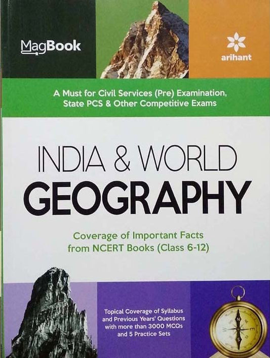 Arihant Magbook India and World Geography for Civil services prelims state PCS and other Competitive Exam