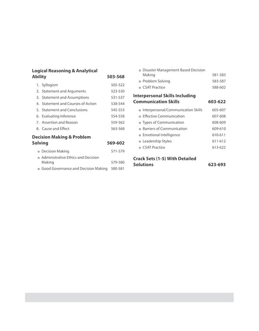 Arihant Cracking the Civil Services Aptitude Test CSAT Paper 2 Complete Coverage of Syllabus 2026 English Medium Updated Edition