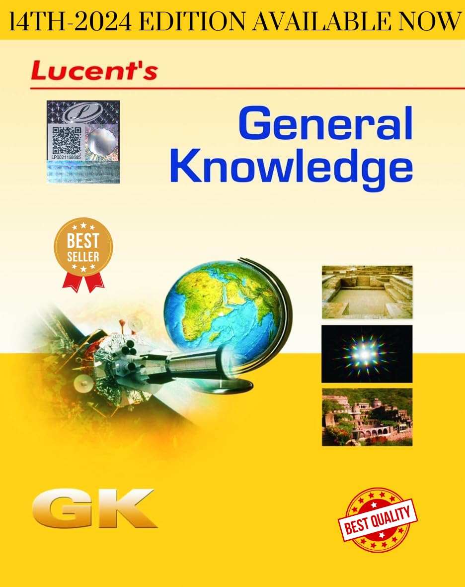 Lucent General Knowledge Latest Edition 2024 English Medium