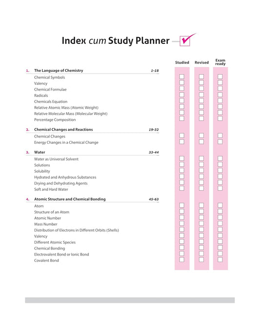 Arihant ICSE Class 9 Exam Chemistry All in One Book With Internal Assessment