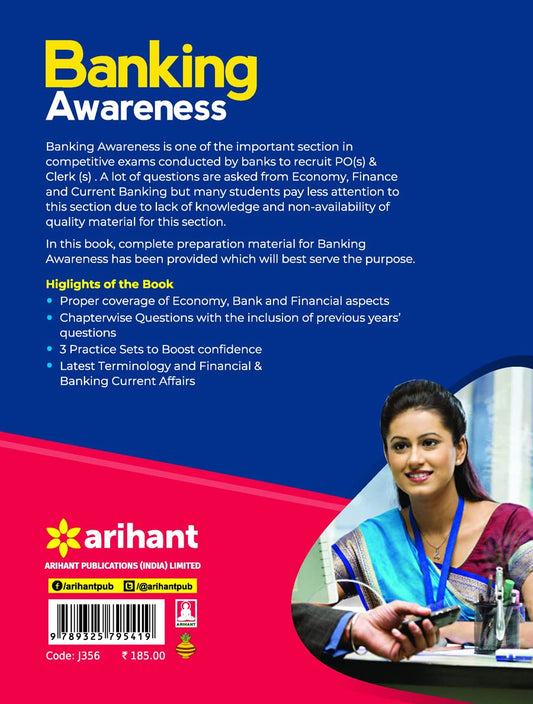 Arihant Banking Awareness Financial Awareness Indian Economy Financial and Banking Current Affairs English Medium