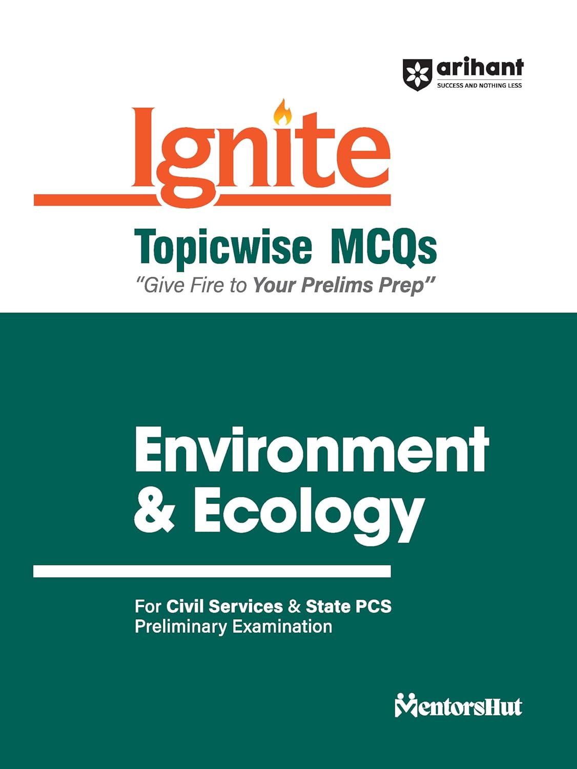 Arihant Ignite Topicwise MCQs Environment and Ecology Book English Medium for Civil Services and State PCS Preliminary Exam