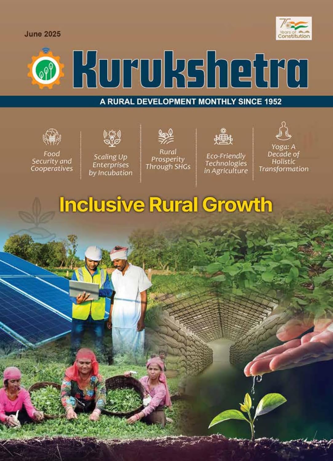 Kurukshetra June 2025 English Monthly Magazine Inclusive Rural Growth Special Issue