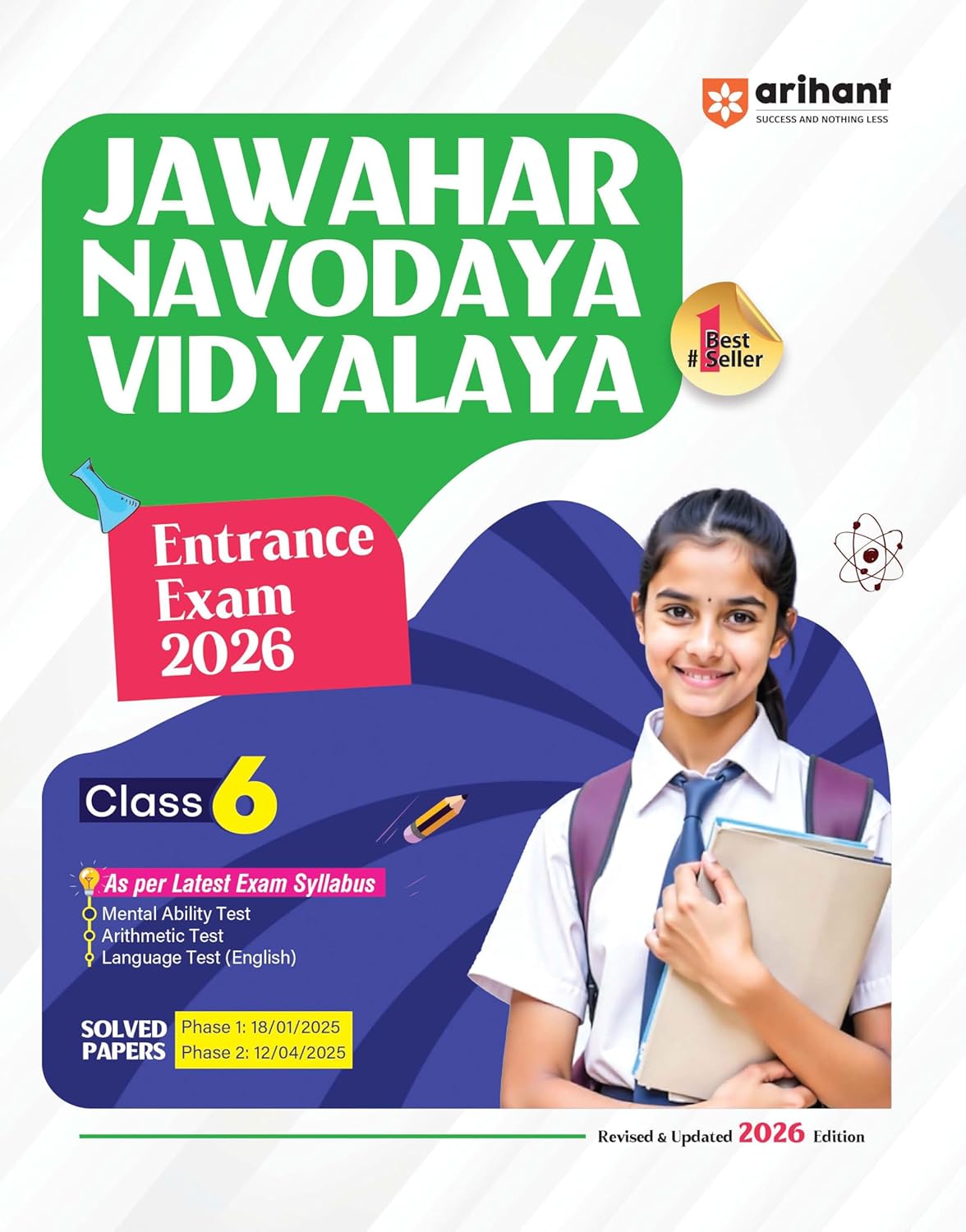 Arihant Jawahar Navodaya Vidyalaya 2026 Class 6 Entrance Exam Study Guide
