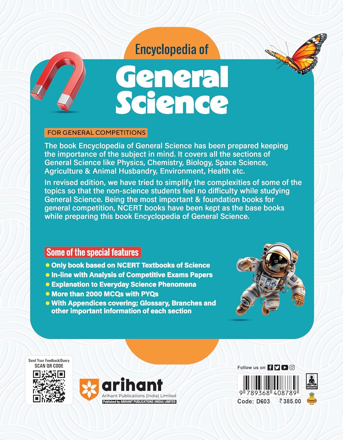 Arihant Encyclopedia of General Science English Medium To the Point Study Notes for General Competitions