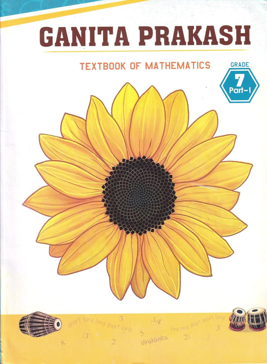 NCERT Class 7 Ganita Prakash Part 1 And 2 Textbook of Mathematics Set of 2 Books Latest Edition New Pattern With Free Khatu Shyam Sticker