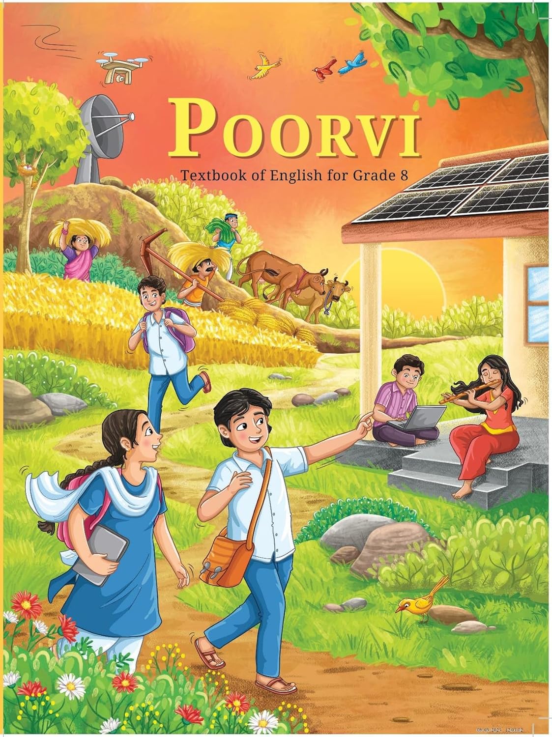 NCERT Poorvi Class 8 Textbook of English for Grade 8 Latest Edition 2025 NCERT New Syllabus
