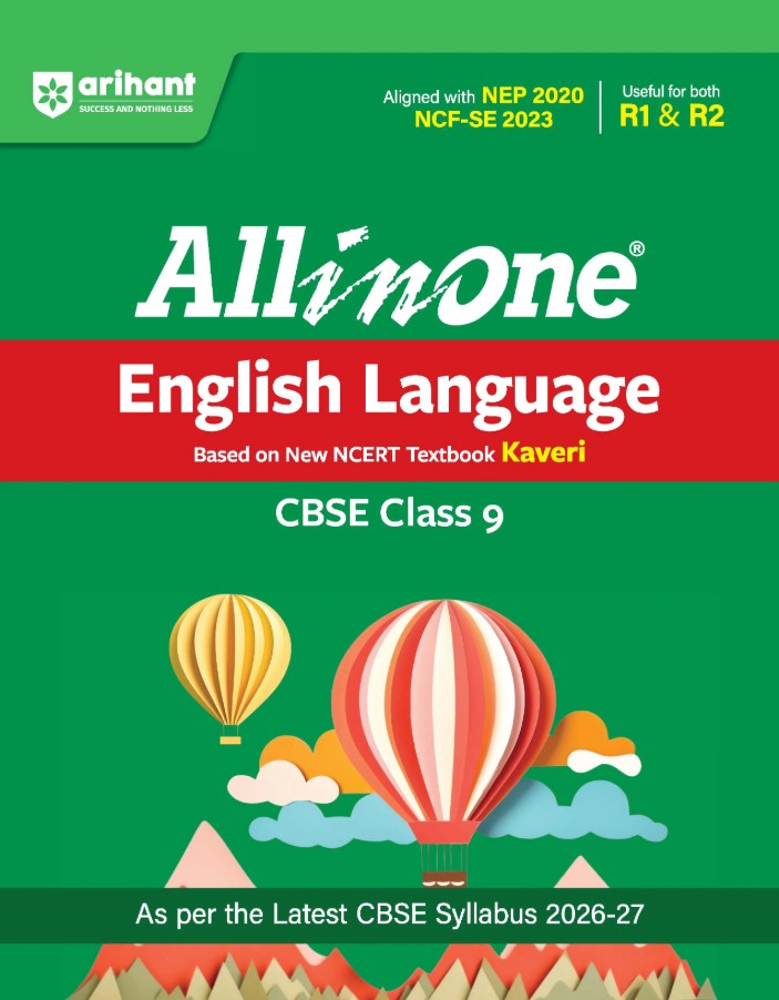 Arihant All in One English Language Keveri Class 9 for CBSE Exam 2026 2027 NCERT Based Complete Theory Practice Exercises CBQs A-R Sample Papers and Mind Maps Revised Edition as per Latest Syllabus