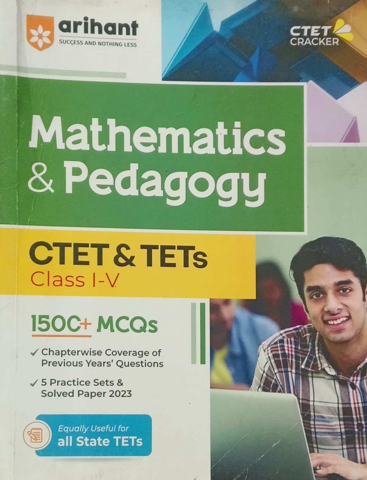 Arihant CTET and TETs Class 1 to 5 Primary Level Mathematics and Pedagogy English Medium Complete Book With 5 Practice Sets