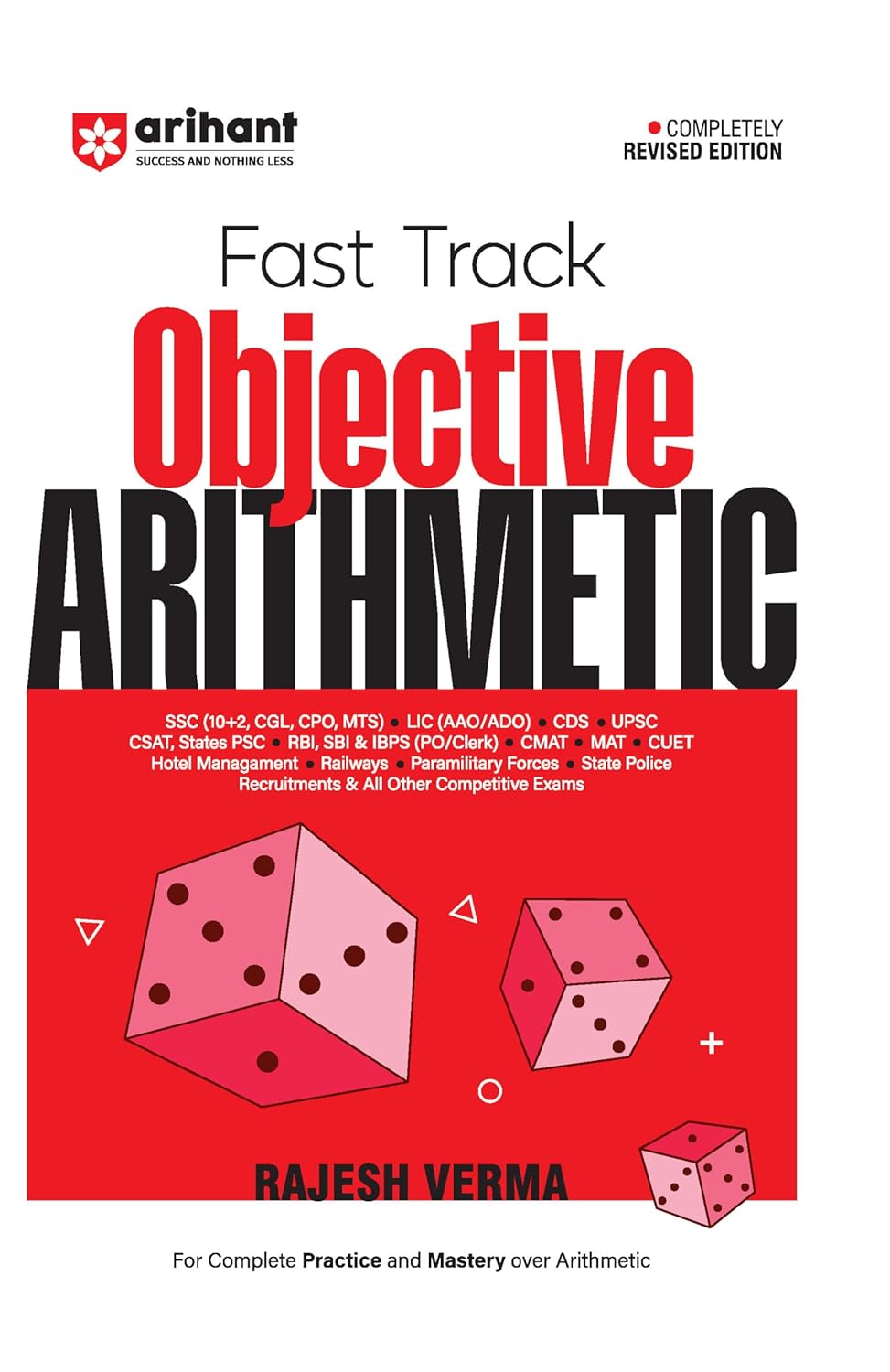 Arihant Fast Track Objective Arithmetic Completely Revised Edition Book English Medium By Rajesh Verma for All Competitive Exams