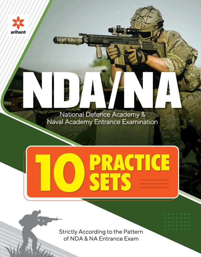 Arihant NDA NA National Defence Academy Naval Academy Entrance Exam 10 Practice Sets Book in English
