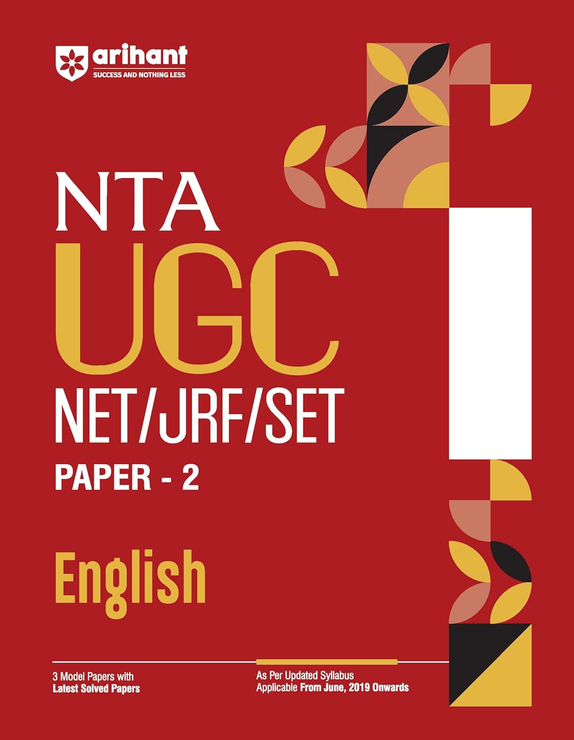 Arihant NTA UGC NET JRF SET 2025 English Paper 2 Study Guide With 3 Model Papers and Latest Solved Papers