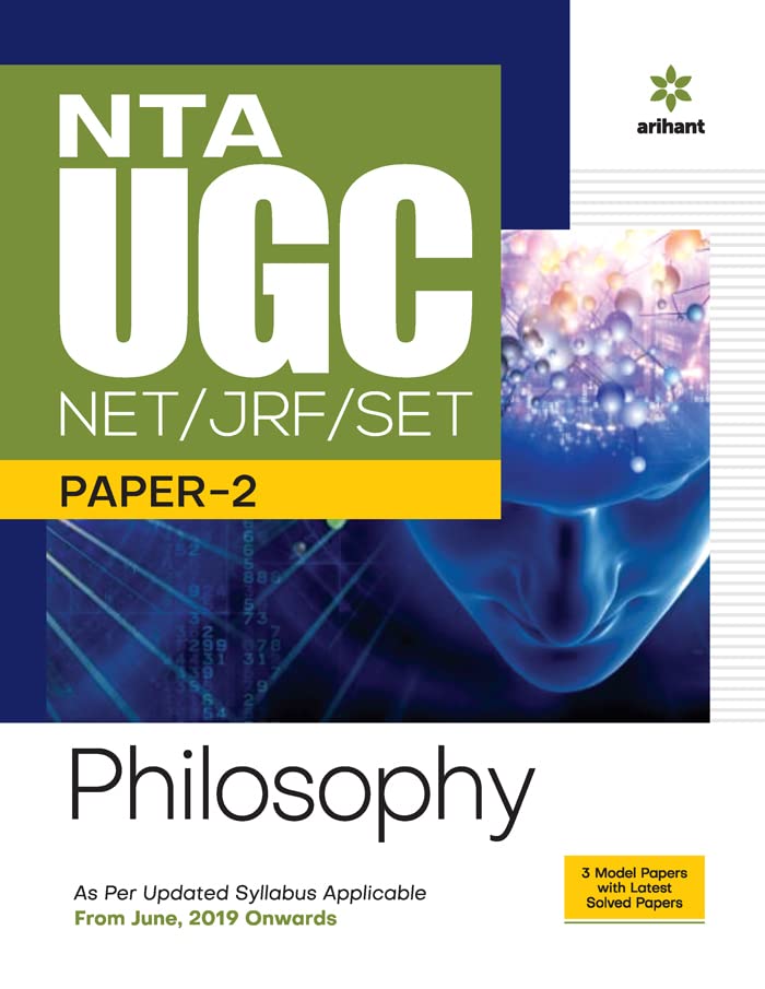 Arihant NTA UGC NET JRF SET Philosophy Paper 2 English Medium Book