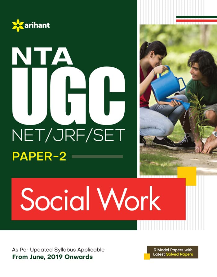 Arihant NTA UGC NET JRF SET Social Work Paper 2 Book Based on Latest Syllabus English Medium