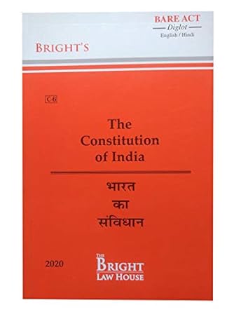 Brights Bharat Ka Samvidhan The Constitution Of India Bilingual Book