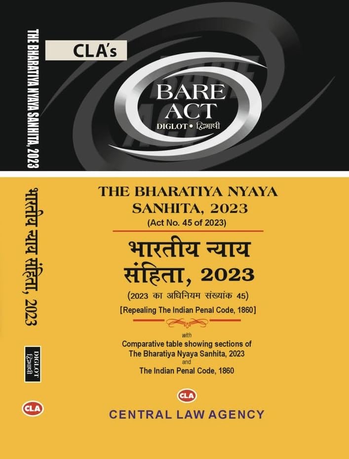 CLAs Bare Act The Bharatiya Sakshya Adhiniyam 2023 Act No 45 Of 2023 Hindi Book