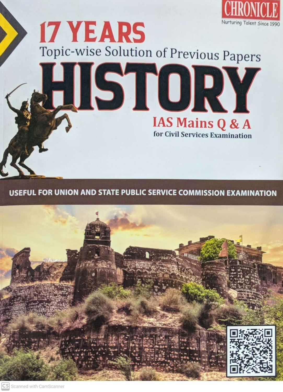 Chronicle History IAS Mains Q and A 17 Years Topicwise Solution of Previous Papers Book English Medium for Civil Services Exam