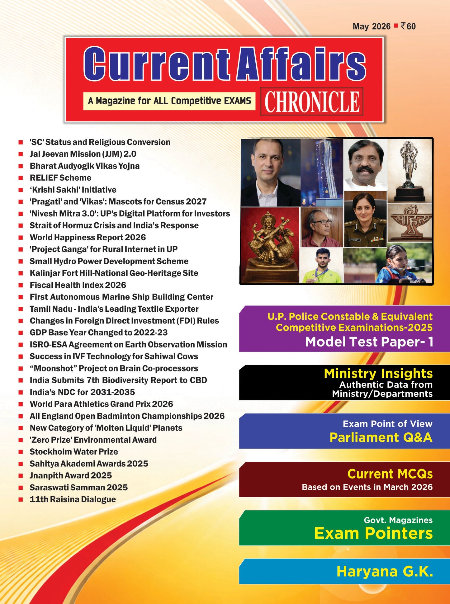 Current Affairs Chronicle May 2026 English Monthly Magazine for All Competitive Exams
