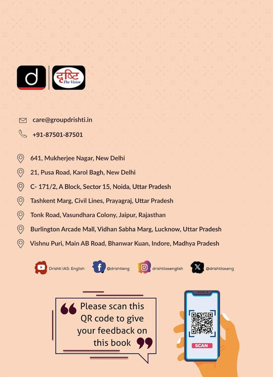 Drishti IAS Class Notes Cultural History of India GS Prelims + Mains Foundation Course For UPSC Civil Services Examination Latest Edition