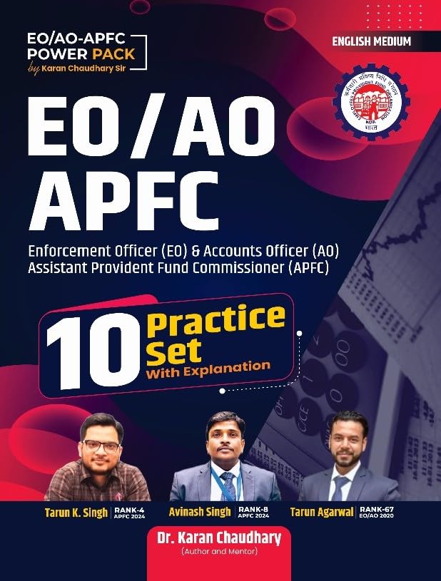 EO/AO APFC Exam 10 Practice Sets By Dr Karan Chaudhary English Medium Power Pack 1st Edition 2025-2026