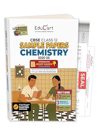 EduCart CBSE 2025-2026 Class 12 Chemistry Sample Papers Step By Step Practice