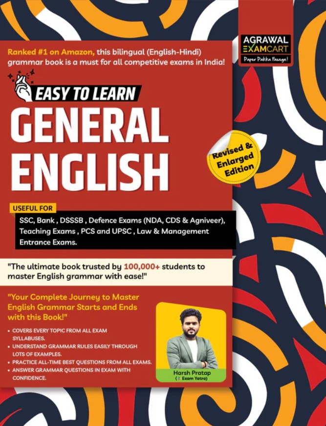 Examcart Agniveer English Question Bank and General English Textbook Set of 2 Books In English Medium
