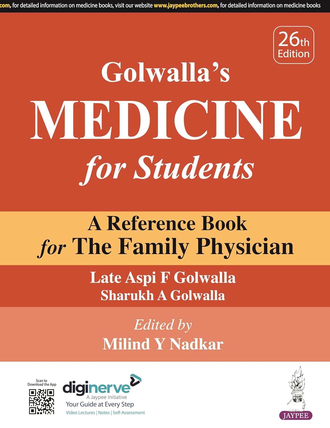 Golwalla's Medicine for Students 26th Edition for Final Year MBBS Students Interns and Physicians A Reference Book for the Family Physician