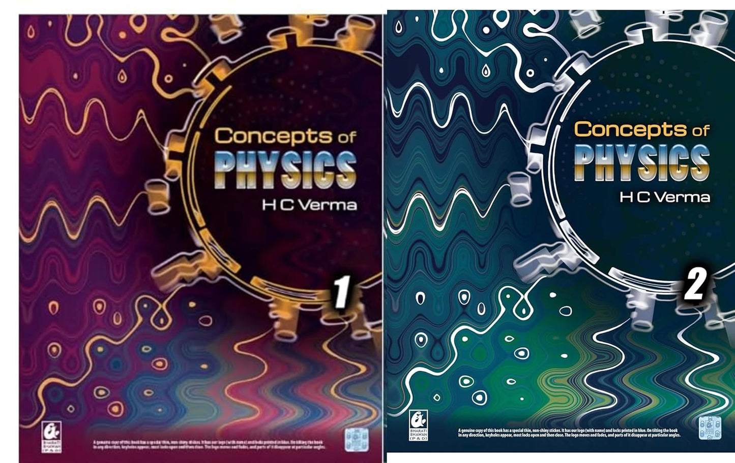H C Verma Concepts Of Physics Volume 1 and Volume 2 Combo Set of 2 Books 2025-2026 Latest Edition Bharati Bhawan P and D