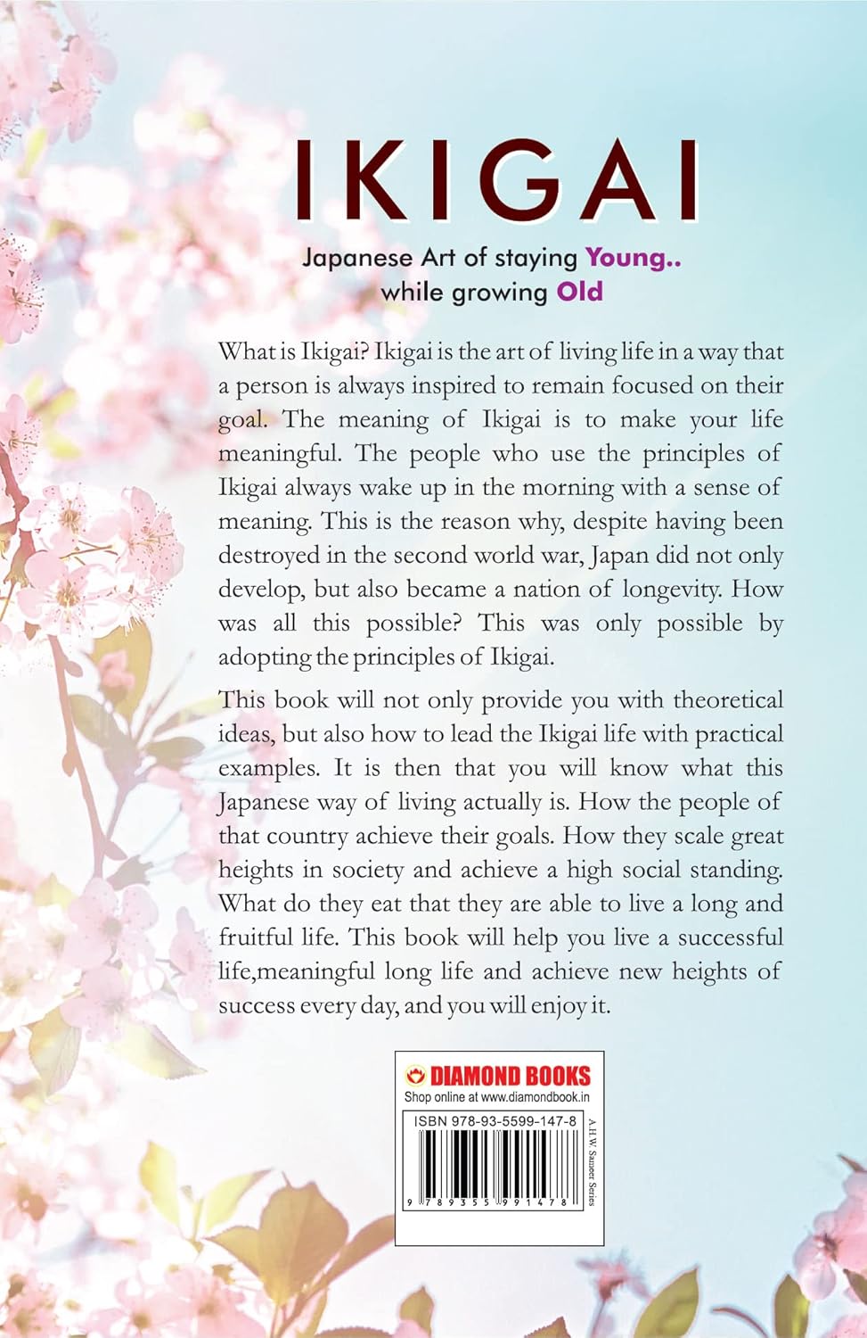 Ikigai In English Japanese Art of Staying Young while Growing Old By Keira Miki Best Motivational Book in English