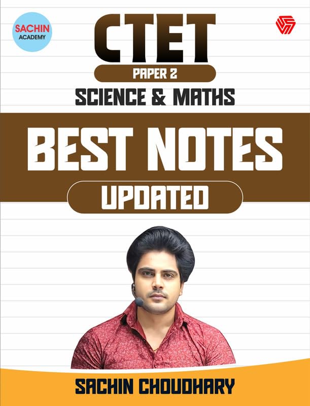 Invincible CTET 2026 Paper 2 Class 6 to 8 Science and Maths Exam Best Notes Updated Bilingual By Sachin Choudhary