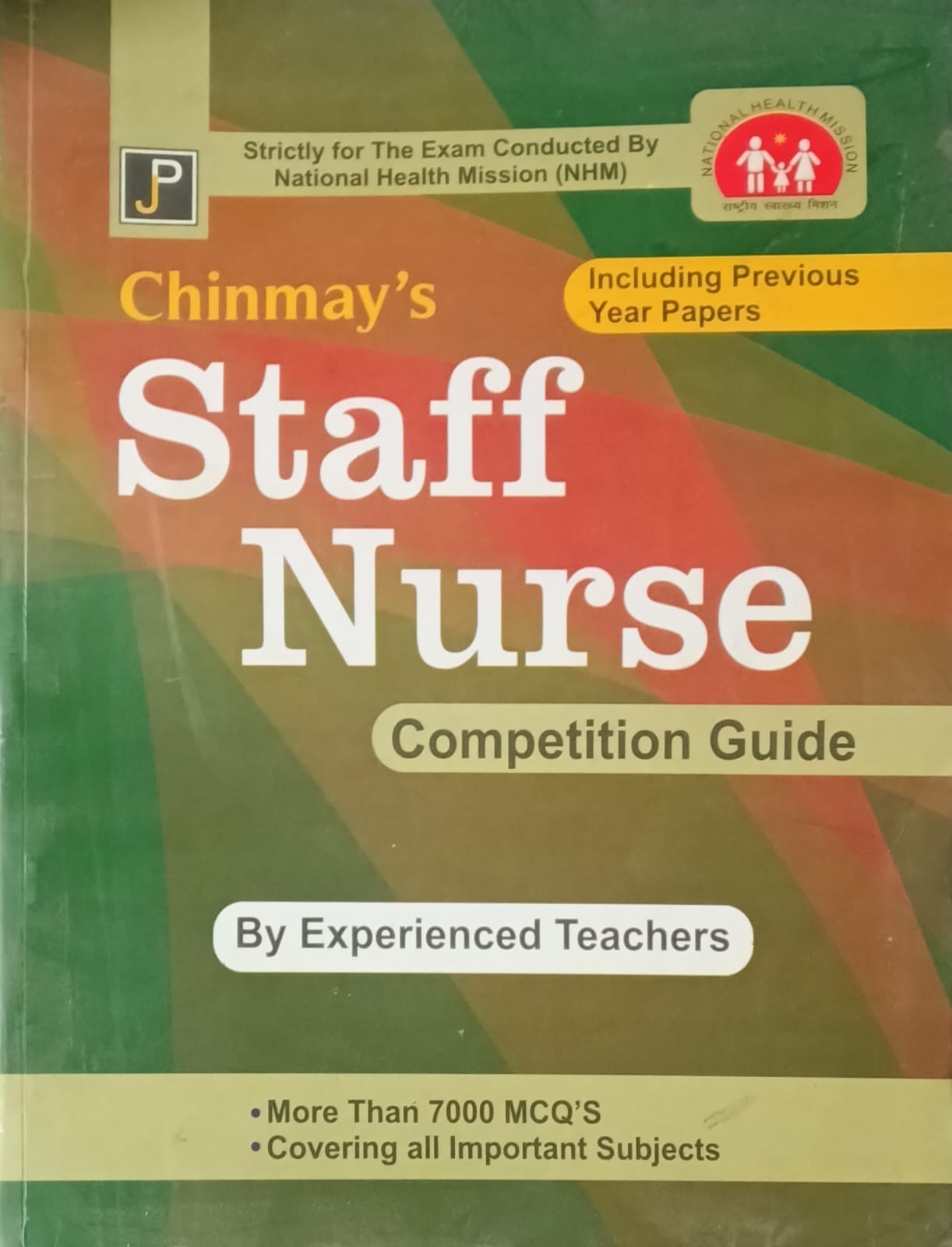 Jain Publication Chinmay Staff Nurse Competition Guide Including Previous Year Papers English Medium