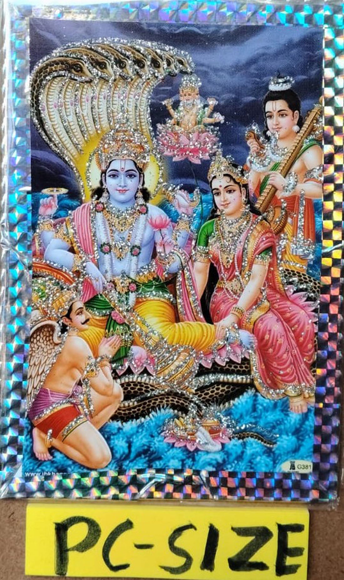 Gajendra Moksha In Hindi book With Free Laxmi Narayan Photo PC Size
