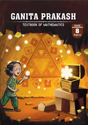 NCERT Ganita Prakash Textbook Of Mathematics Class 8 English Medium With Free Khatu Shyam Sticker