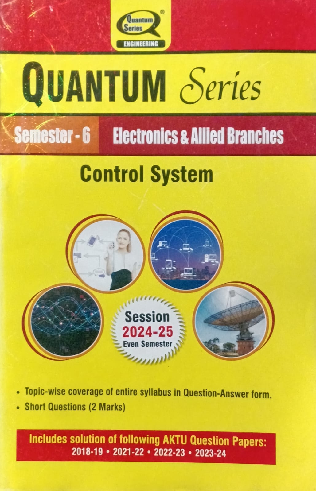 Quantum Series Control System BEC602 AKTU BTech Semester 6 Session 2024-2025 Electronics and Allied Branches