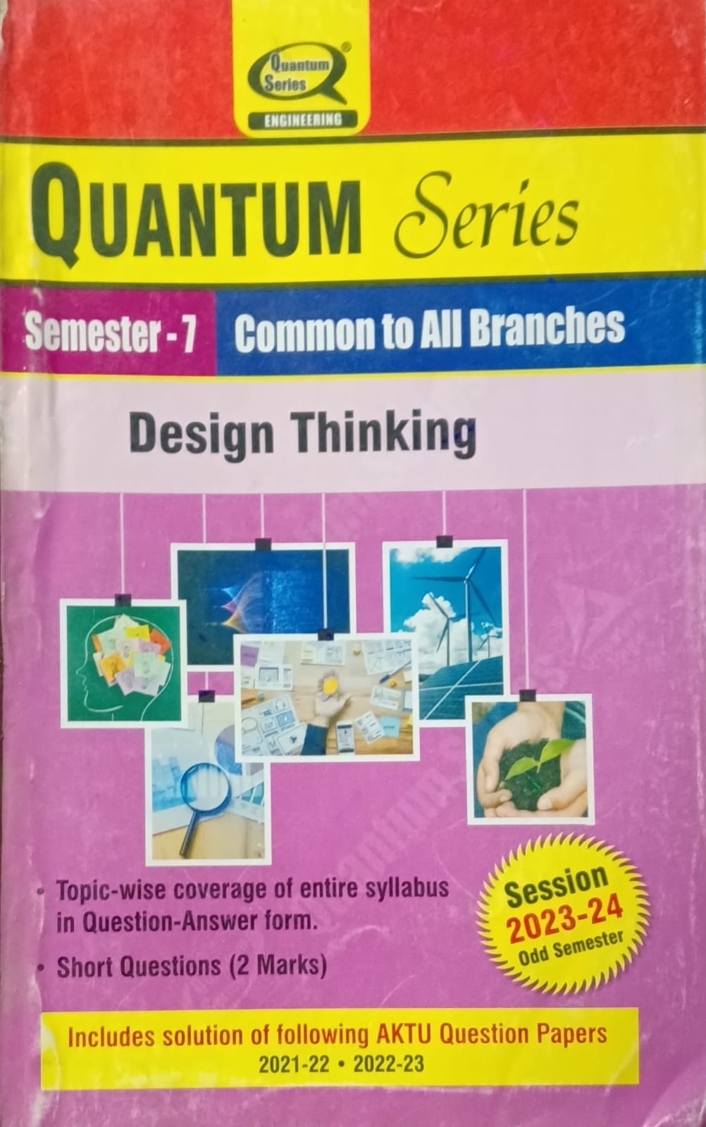 Quantum Series Design Thinking KOE077 AKTU BTech Semester 7 Session 2023-2024 Common to All Branches