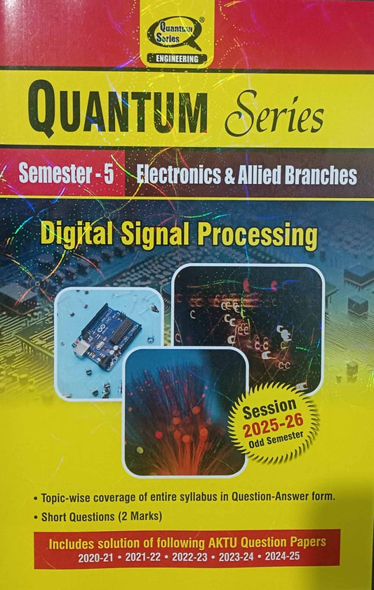 Quantum Series Digital Signal Processing 2026 BEC-503 AKTU B.Tech Semester 5 Session 2025-2026 Electronics and Allied Branches