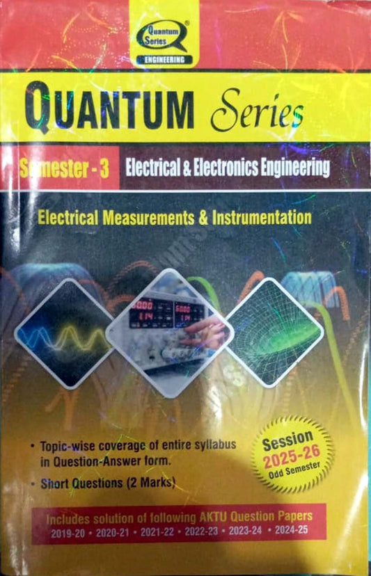 Quantum Series Electrical Measurements and Instrumentation 2026 AKTU B.Tech Semester 3 Session 2025-2026 Electrical and Electronics Engineering