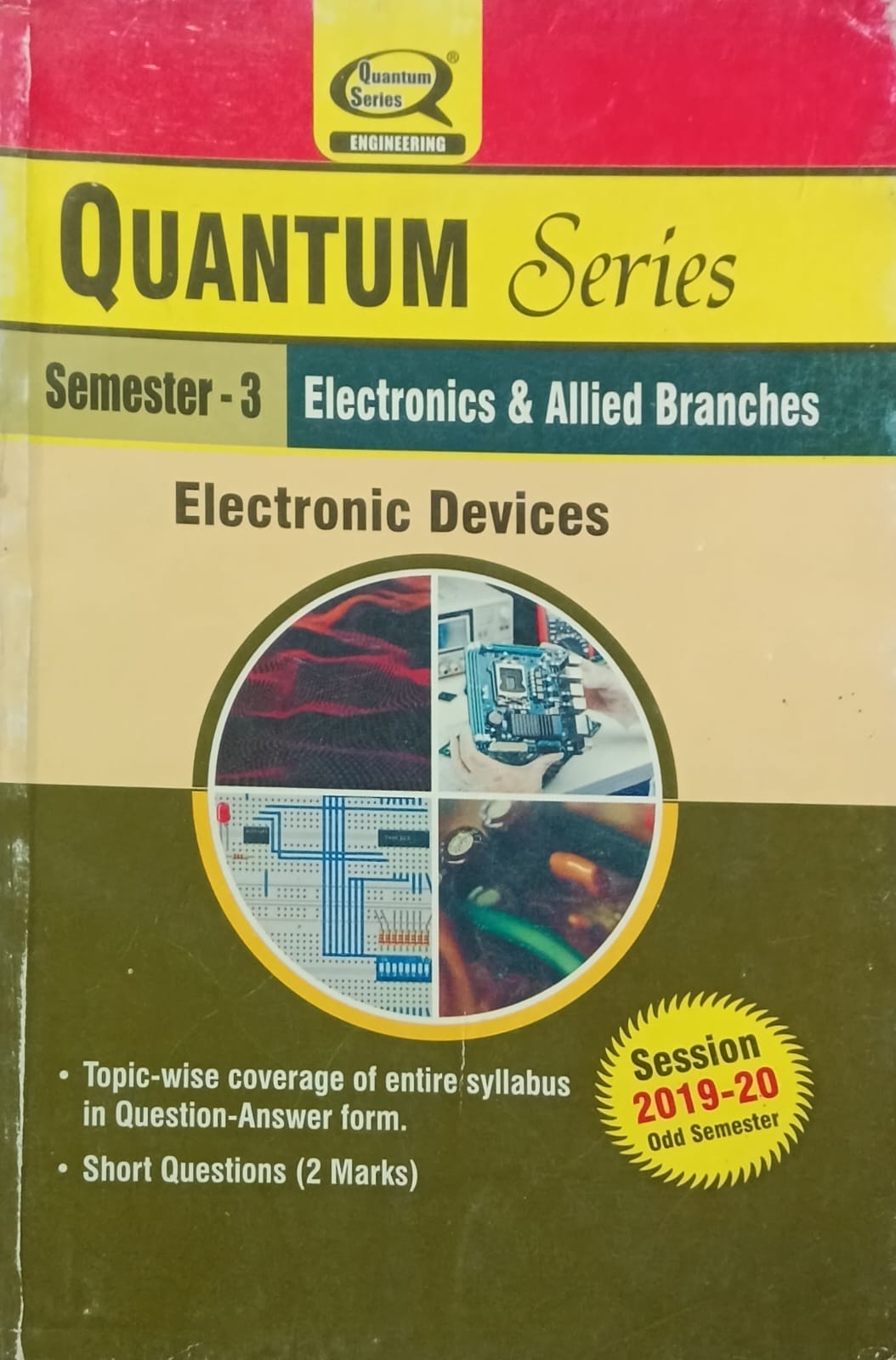 Quantum Series Electronic Devices KEC301 AKTU B.Tech Semester 3 Electronics and Allied Branches Session 2019-2020