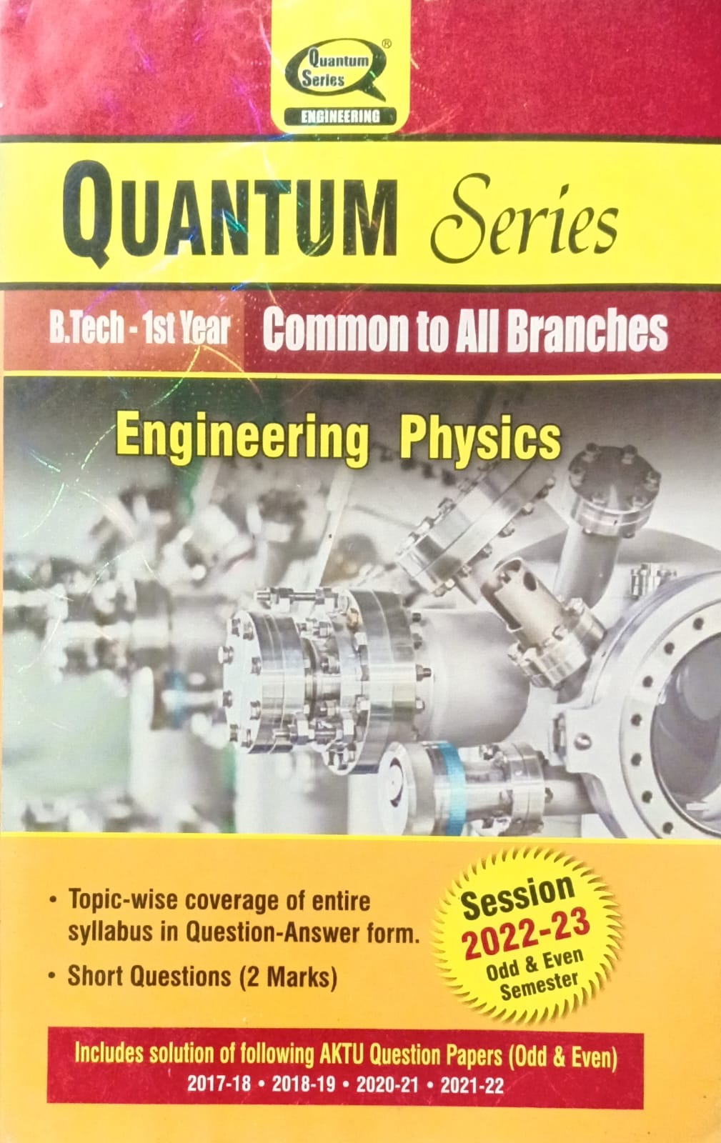 Quantum Series Engineering Physics BAS101/BAS201 AKTU BTech 1st Year Session 2022-2023 Common to All Branches