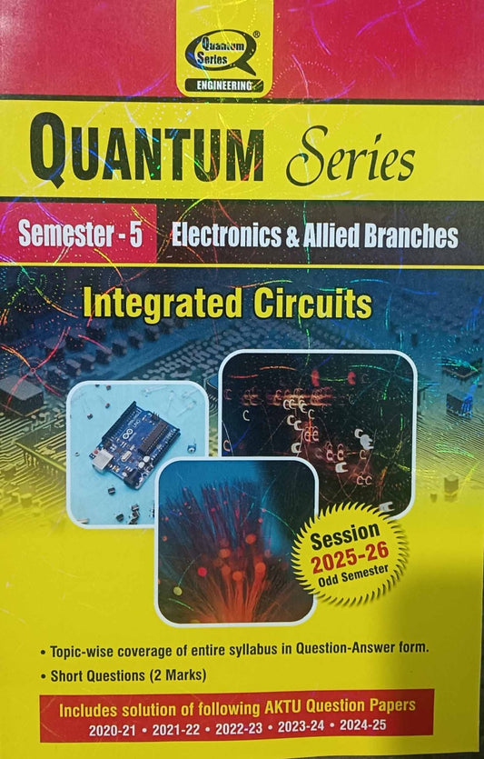 Quantum Series Integrated Circuits 2026 BEC-501 AKTU B.Tech Semester 5 Session 2025-2026 Electronics and Allied Branches