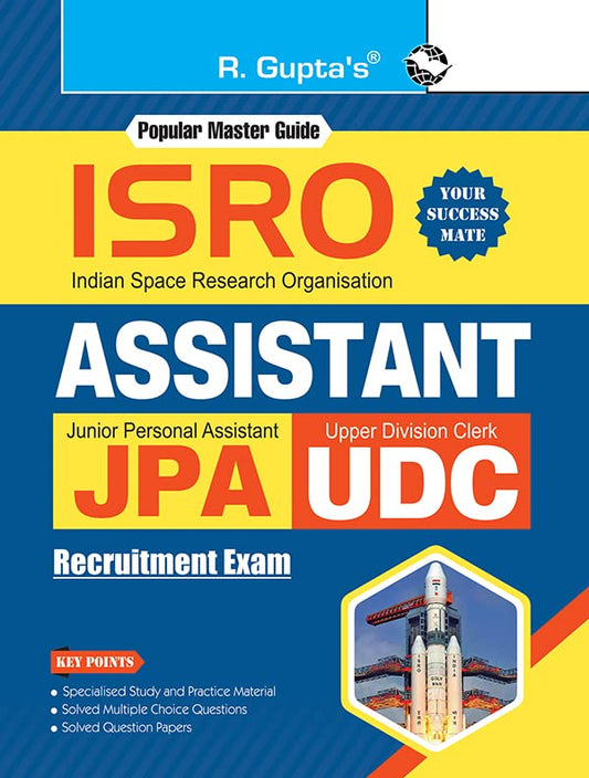 R Gupta ISRO Assistant Junior Personal Assistant JPA and UDC Upper Division Clerk Recruitment Exam Guide English Medium