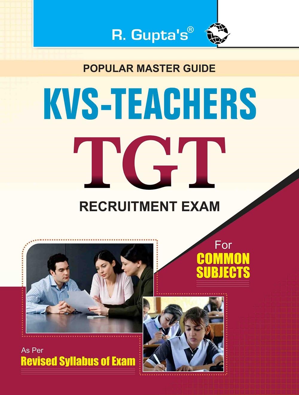 R Gupta KVS TGT Recruitment Exam For Common Subjects Popular Master Guide English Medium