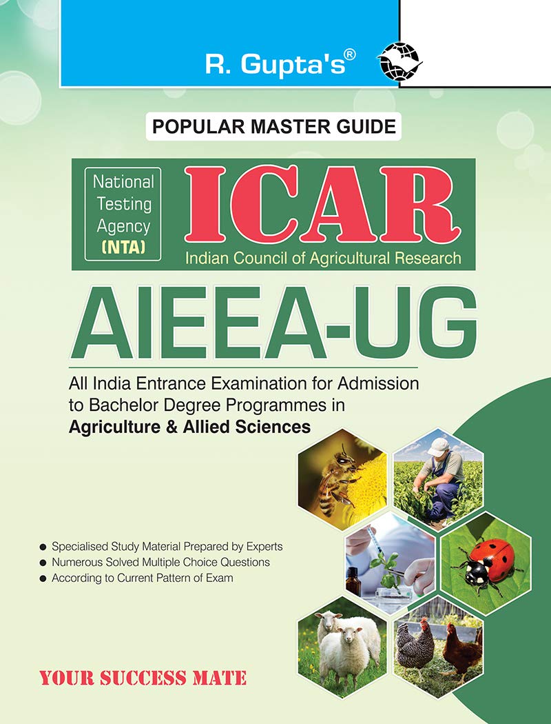 R Gupta NTA ICAR AIEEA UG Entrance Exam Guide English Medium