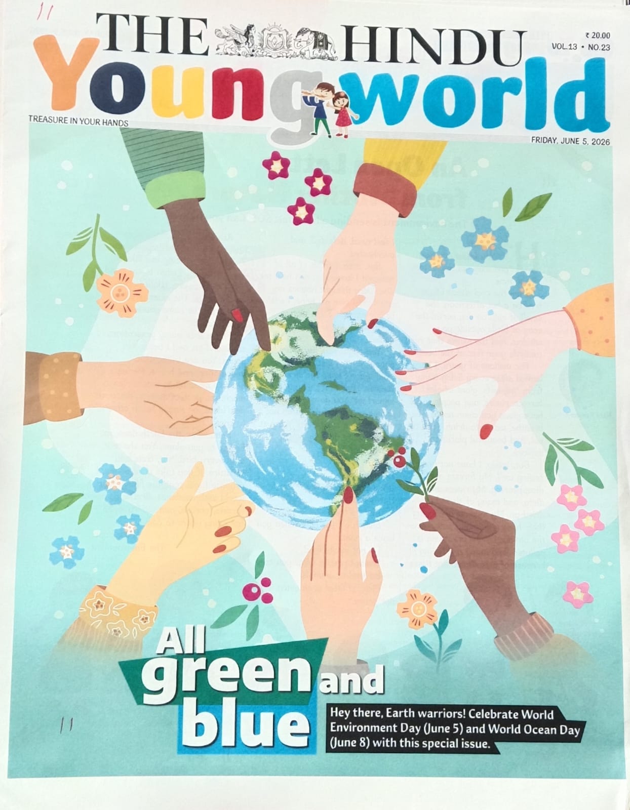 The Hindu Young World Paper 5 June 2026 Vol-13 No23 All Green and Blue