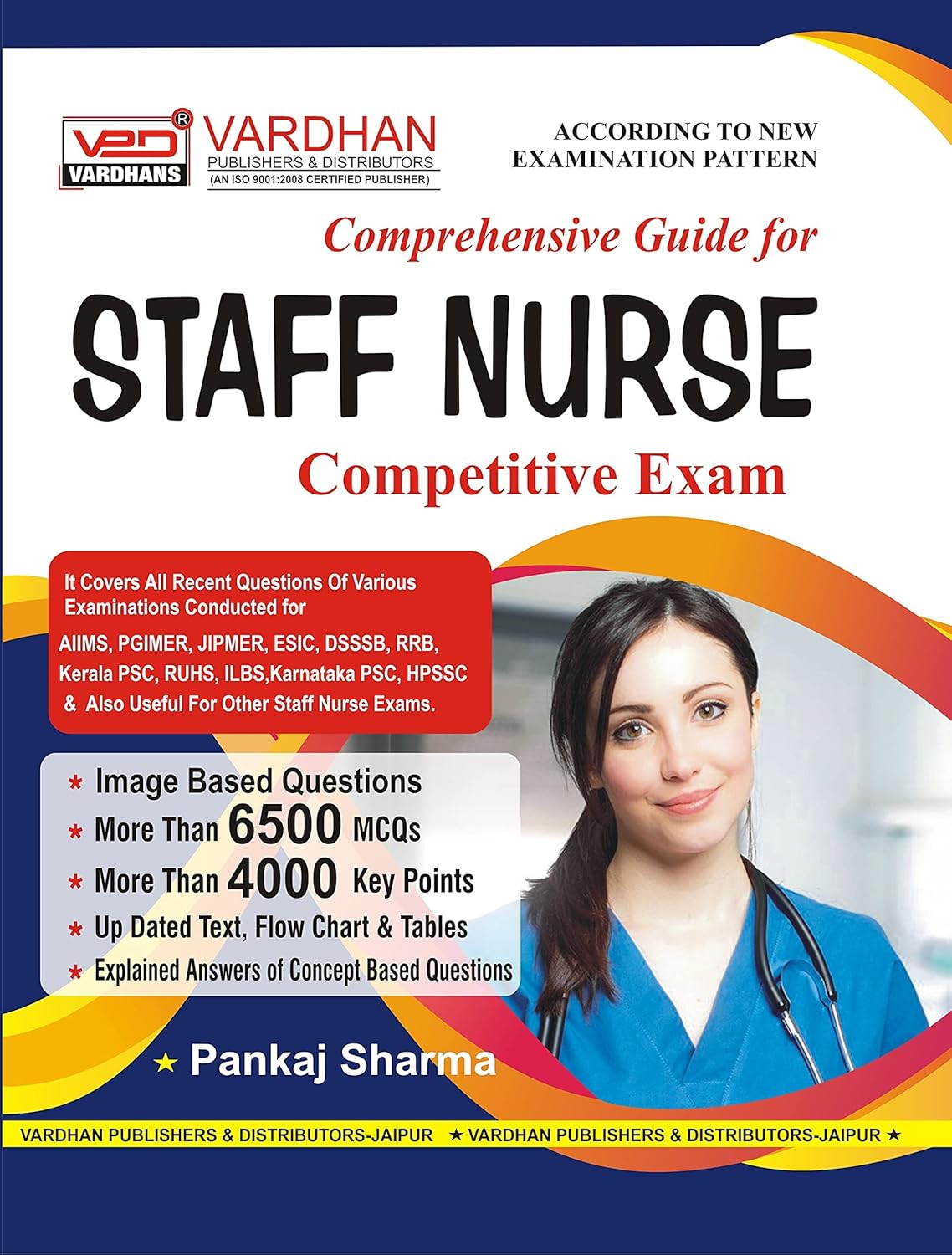 Vardhan Comprehensive Guide for Staff Nurse Competitive Exam English Medium By Pankaj Sharma