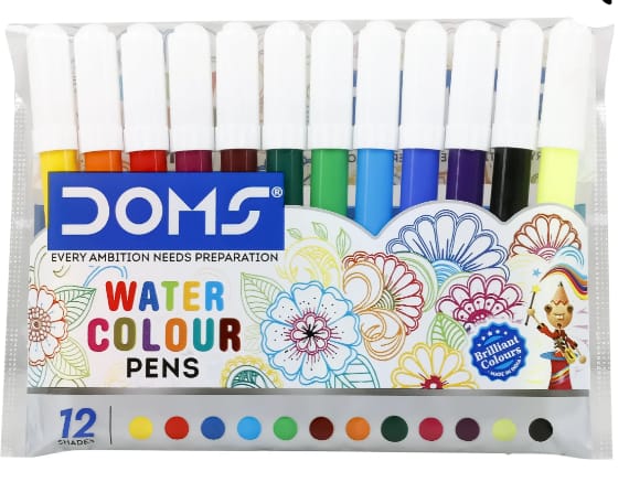 Doms Water Colour Penss 12 Shades Every Ambition Needs Preparation