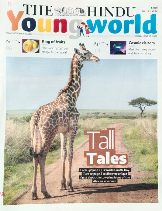 The Hindu Young World Paper 5 June 2026 to 26 June 2026 Combo Set of 4 Weekly Paper